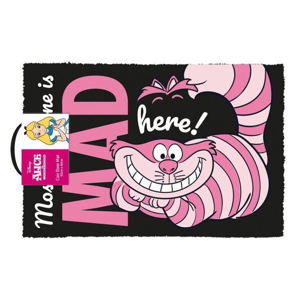 ALICE IN WONDERLAND - WE'RE ALL MAD HERE! DOORMAT