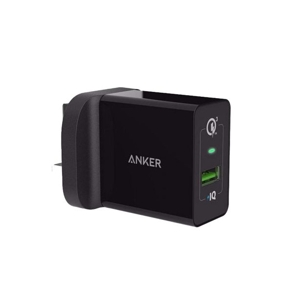 Anker PowerPort+ 1 with QC3.0 and IQ (Black) ANK-A2013-BK