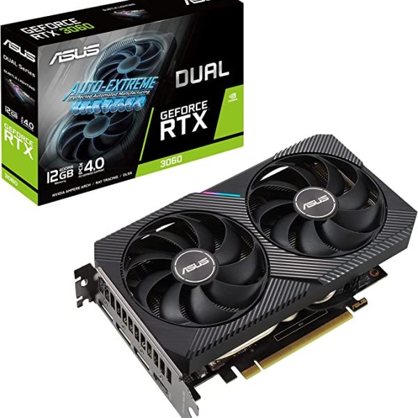 Asus GeForce RTX 3060 Dual OC Edition 12GB V2 GDDR6 Graphics Card