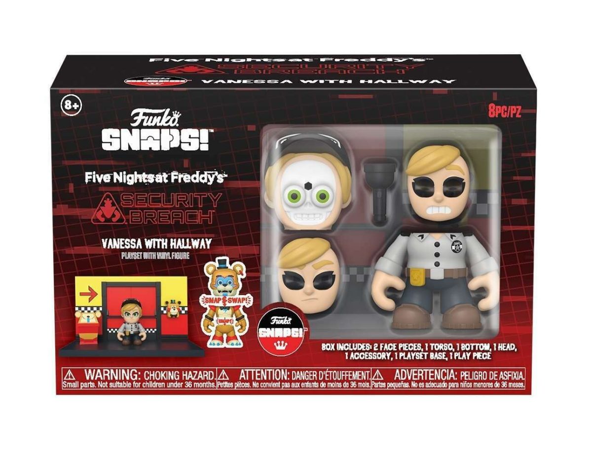 Funko Snap Playset! Games: Five Nights at Freddy's - Hallway Add-on with Vanessa