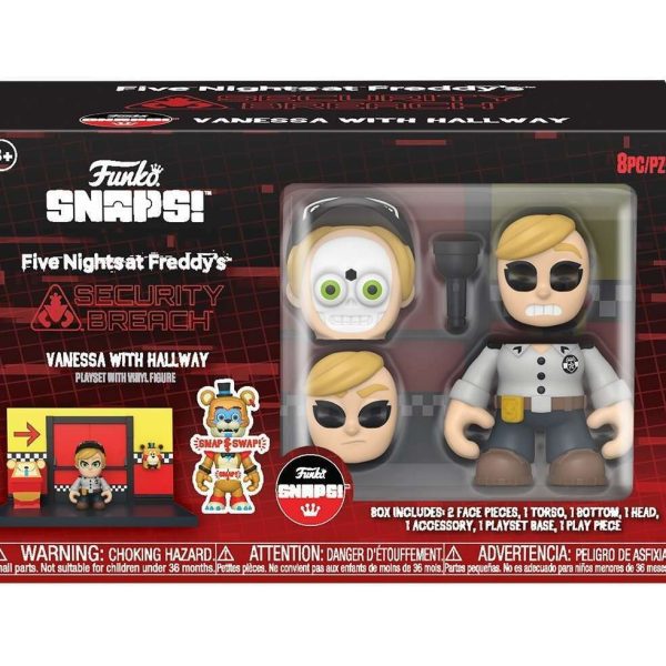 Funko Snap Playset! Games: Five Nights at Freddy's - Hallway Add-on with Vanessa