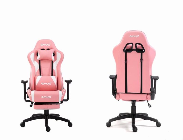 Gamax Gaming chair Foot Rest Pink ( Installation not included )