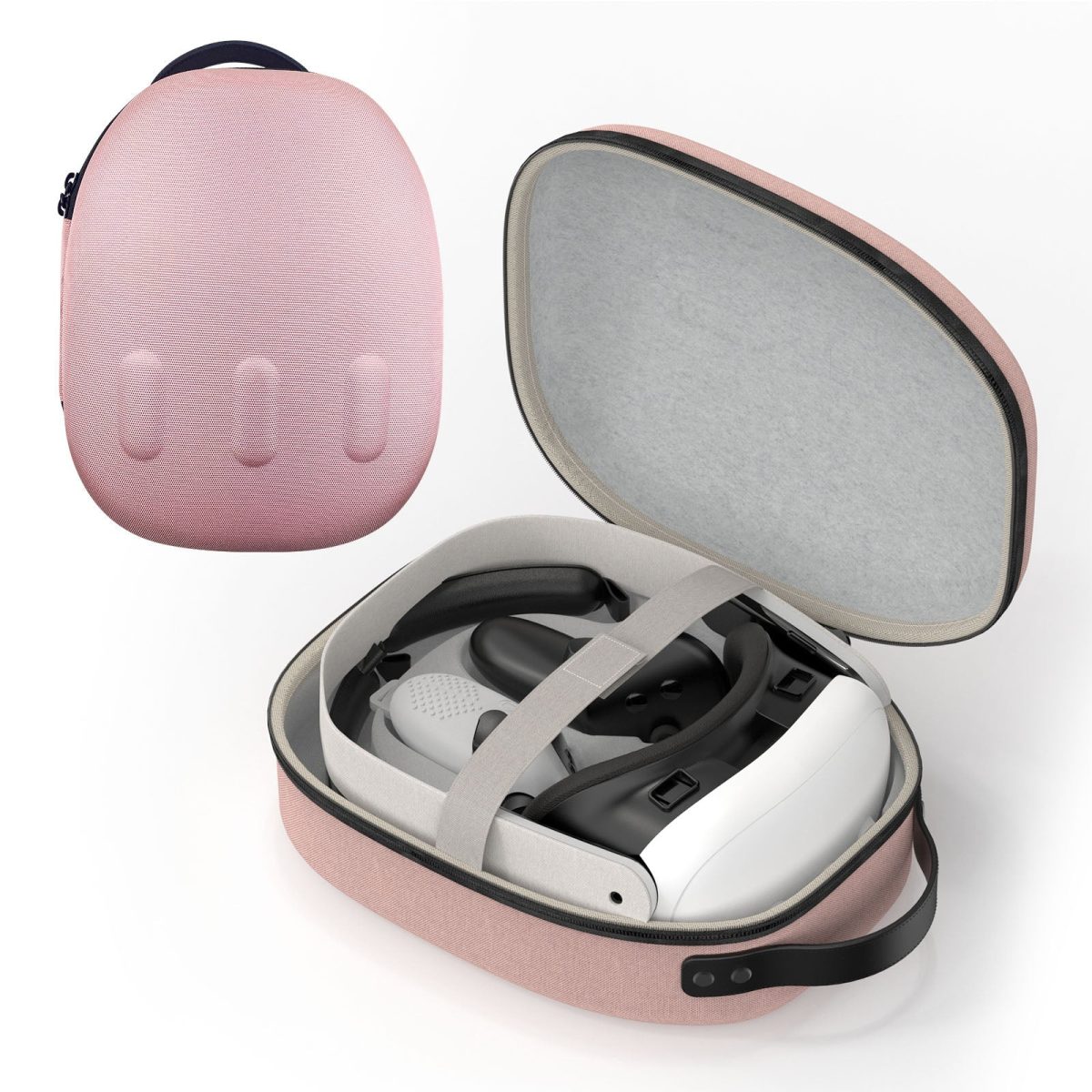 Gamax Meta Quest 3 Storage Box Carbon Fiber ( Model B ) - Pink
