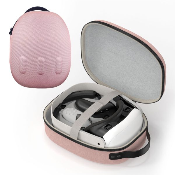 Gamax Meta Quest 3 Storage Box Carbon Fiber ( Model B ) - Pink