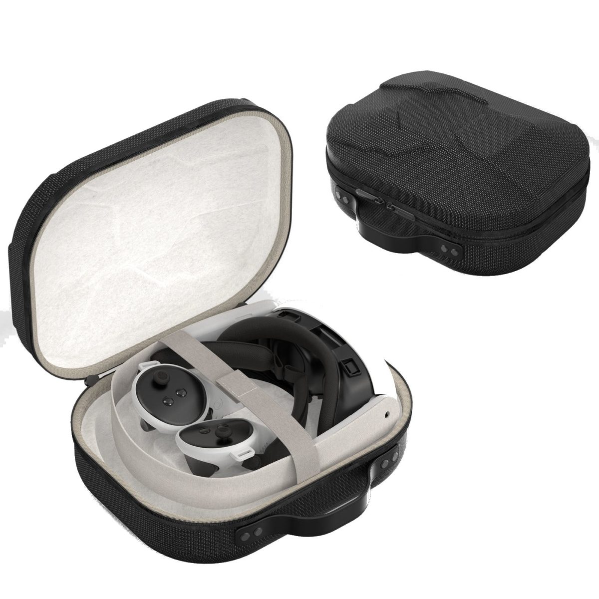 Gamax Meta Quest 3 Storage Box Carbon Fiber ( Model C ) - Black