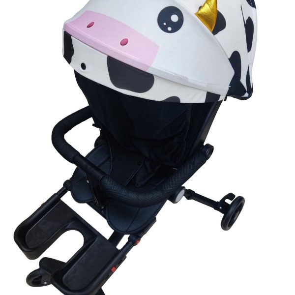 Portable Two Way 360° Rotatable Stroller with Adjustable Recliner Seat and Adjustable Canopy