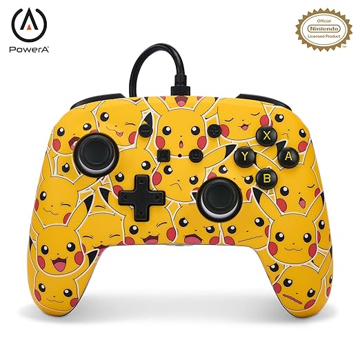 PowerA Enhanced Wired Controller for Nintendo Switch - Pikachu Moods