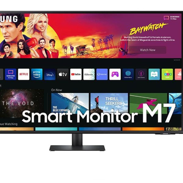 Samsung 43" UHD Screen with Smart TV Experience, 4 ms Responding Time, 60Hz Refresh Rate Flat Monitor
