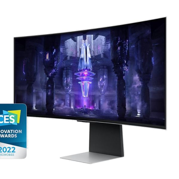 Samsung Odyssey 34″,QHD,175Hz,OLED Smart Curved Gaming Monitor -LS34BG850NMXUE