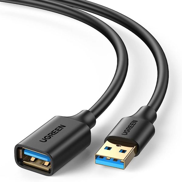UGREEN USB 3.0 Extension Male Cable 2m (Black) 10373-US129